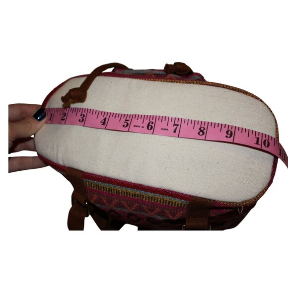 Multicolor Indian Blanket Drawstring Backpack - Picture 4 of 10